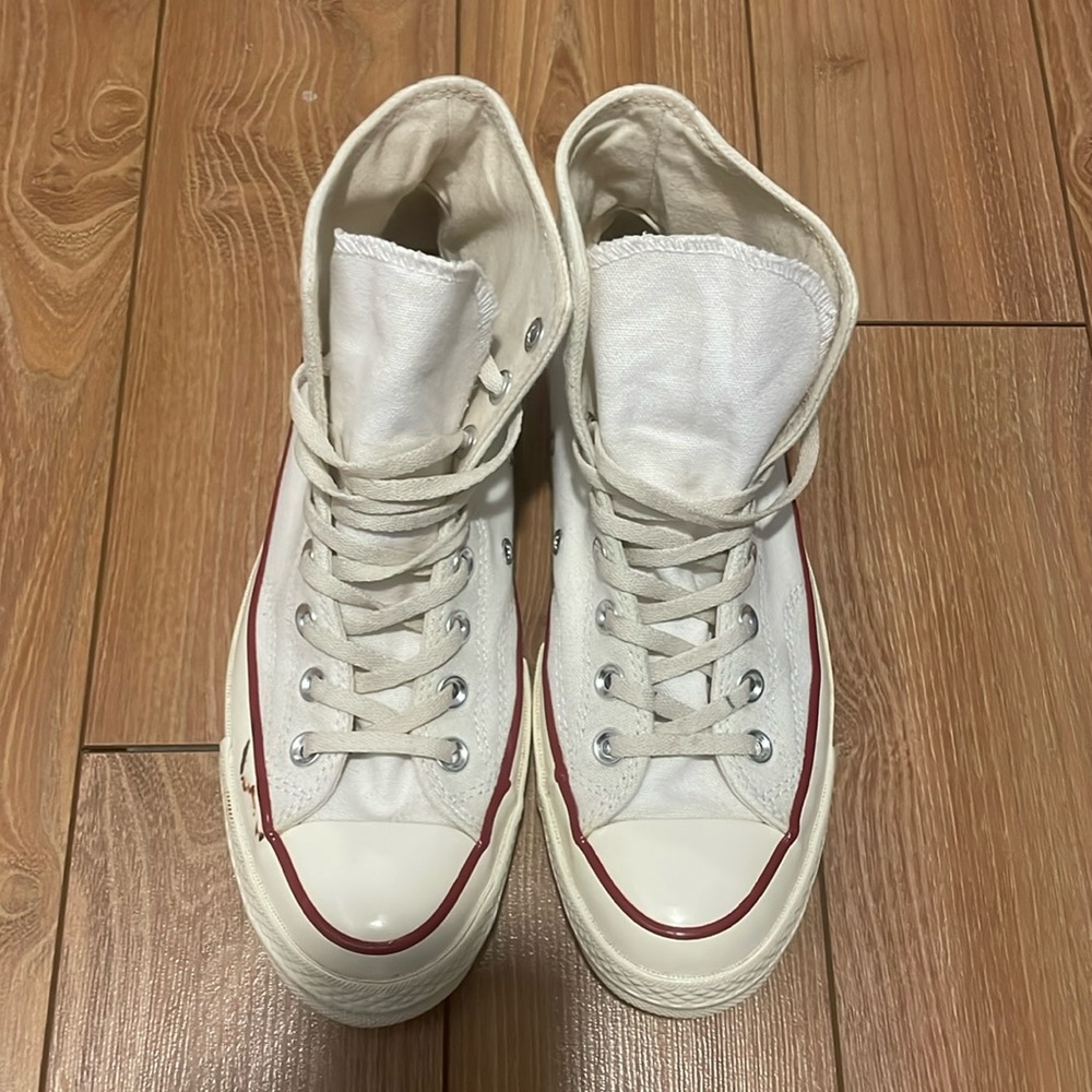 VINTAGE WHITE CONVERSE CHUCK 70 HIGH